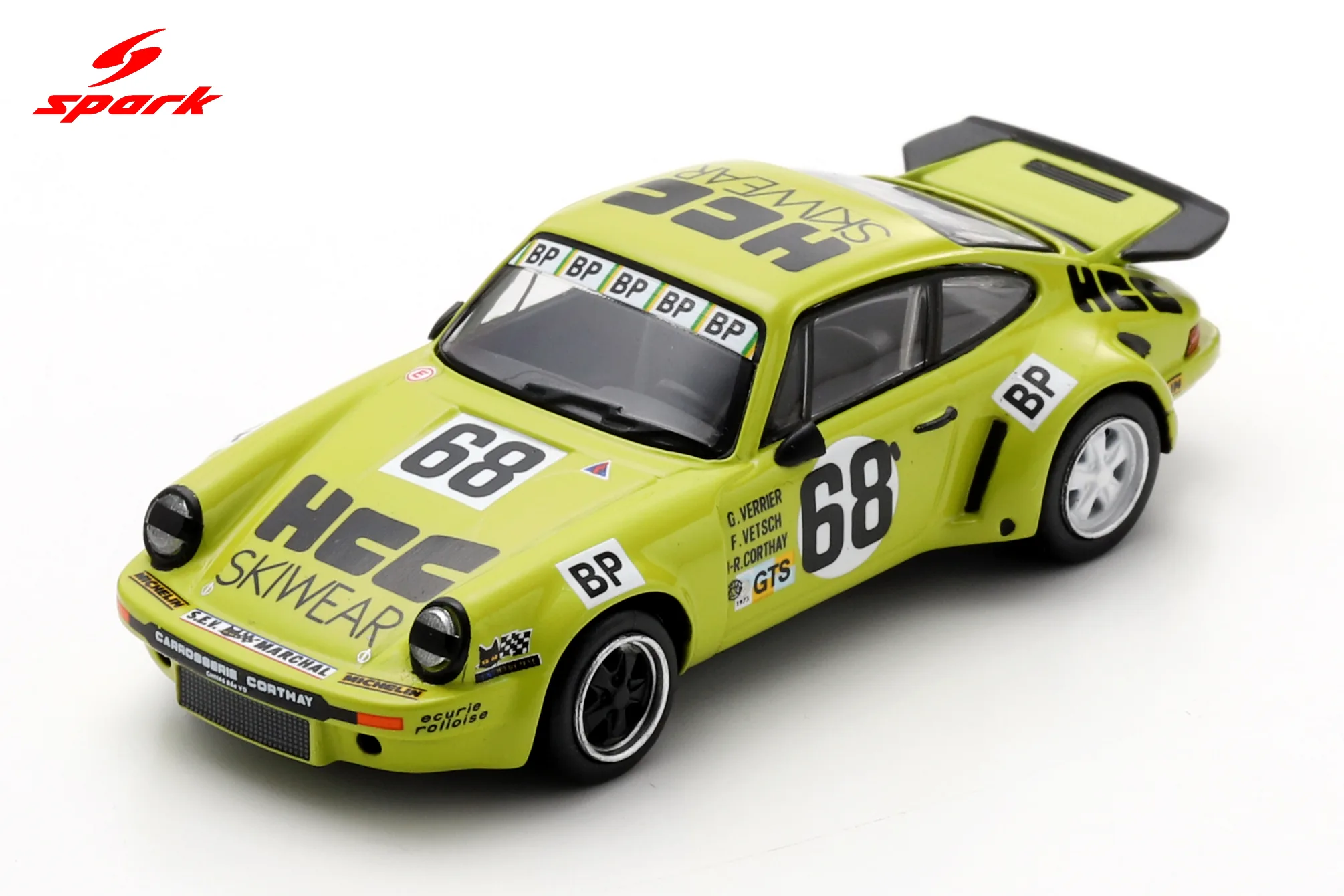 Porsche 911 Carrera RSR 3.0 No.68 24H Le Mans 1975 F. Vetsch - G. Verrier - J-R. Corthay Limited 911