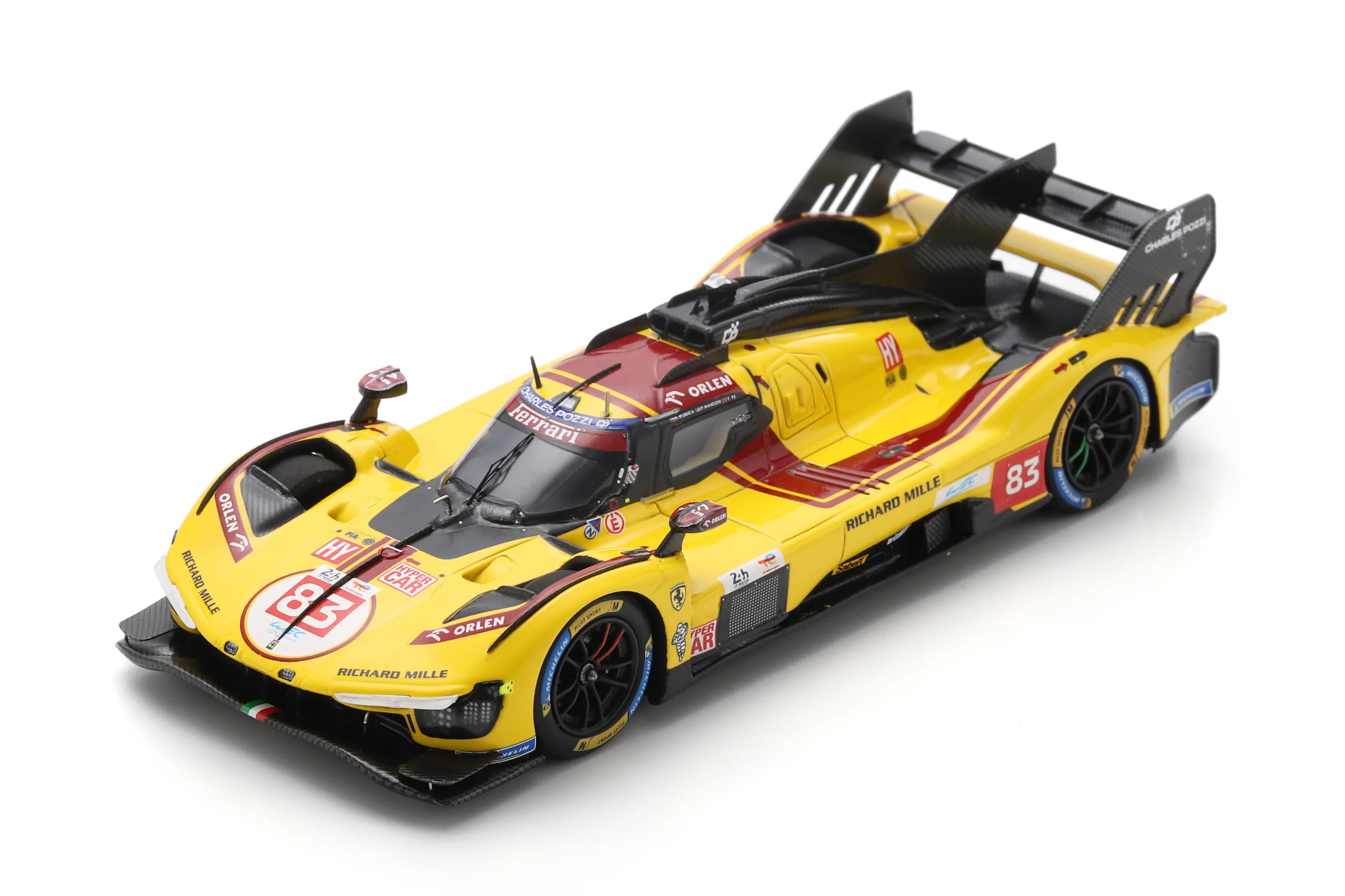 Ferrari 499P No.83 AF CORSE Winner Le Mans 24H 2025 R. Kubica - Y. Ye - P. Hanson