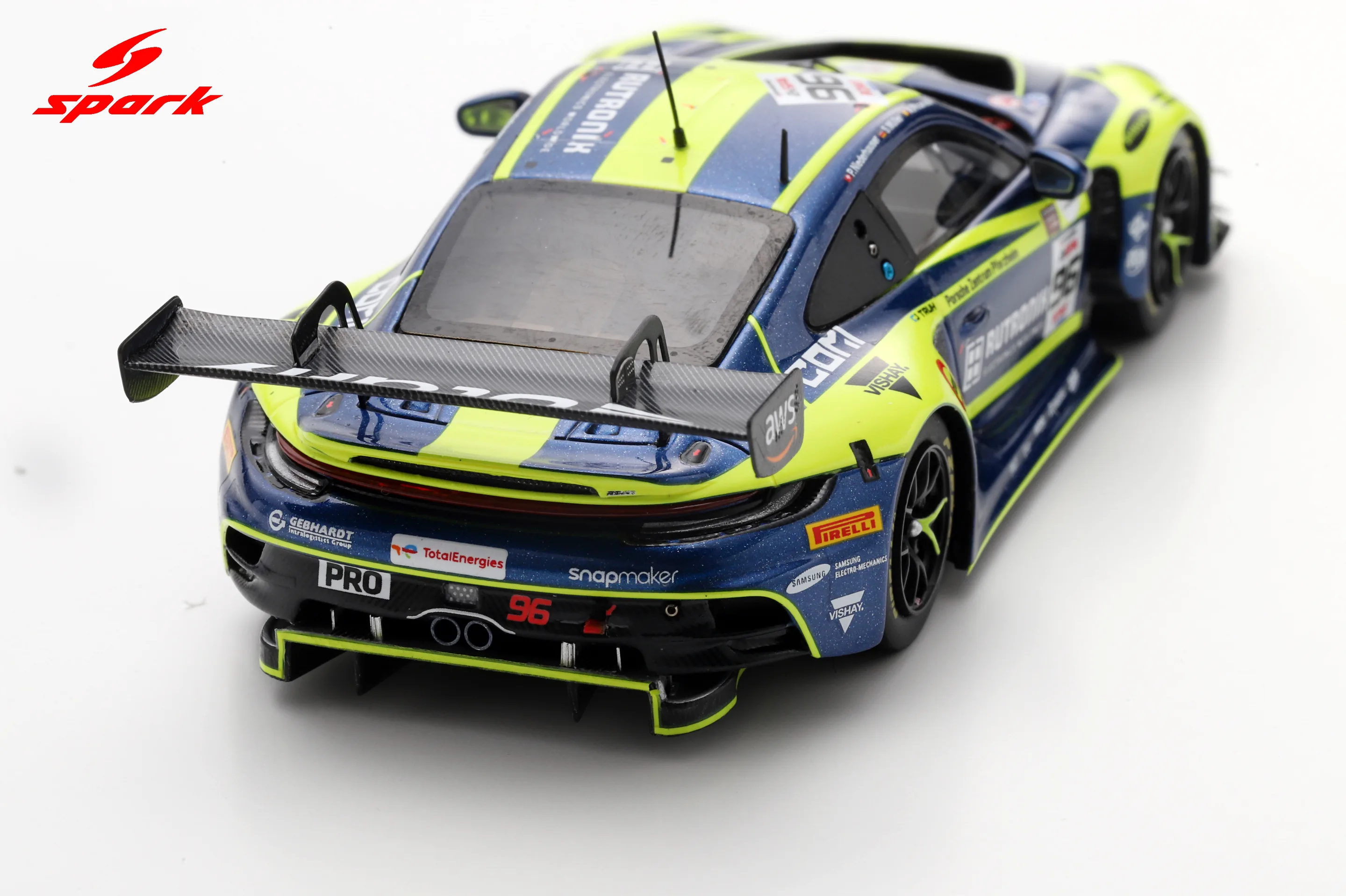 Porsche 911 GT3 R (992) No.96 Rutronik Racing 2nd 24H Spa 2025 S. Müller - P. Niederhauser - A. Picariello Limited 400