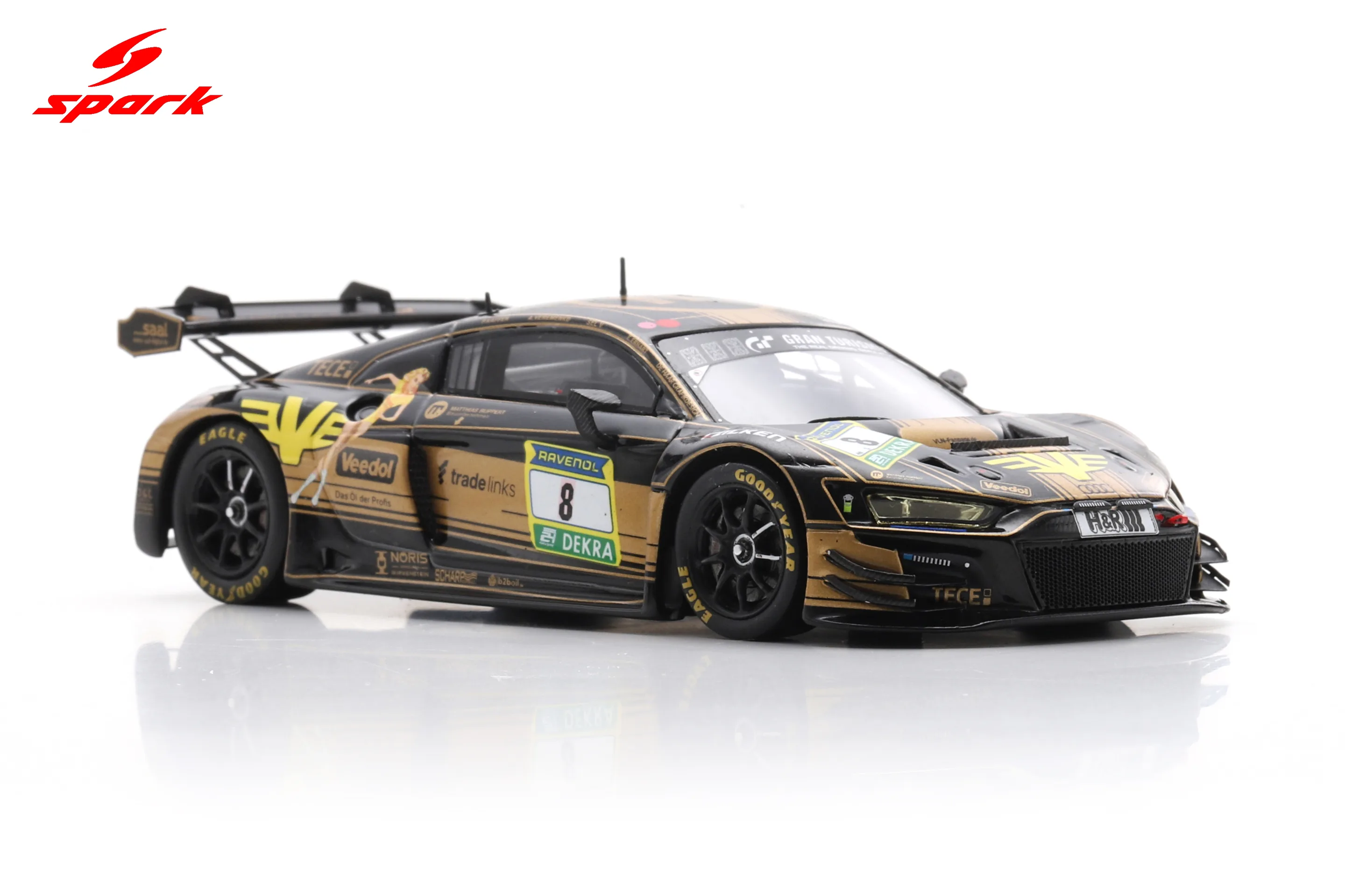 Audi R8 LMS GT3 evo ll No.8 JUTA Racing 24H Nürburgring 2025 A. Veremenko - SELV - E. Erhart - P. Kaffer Limited 300