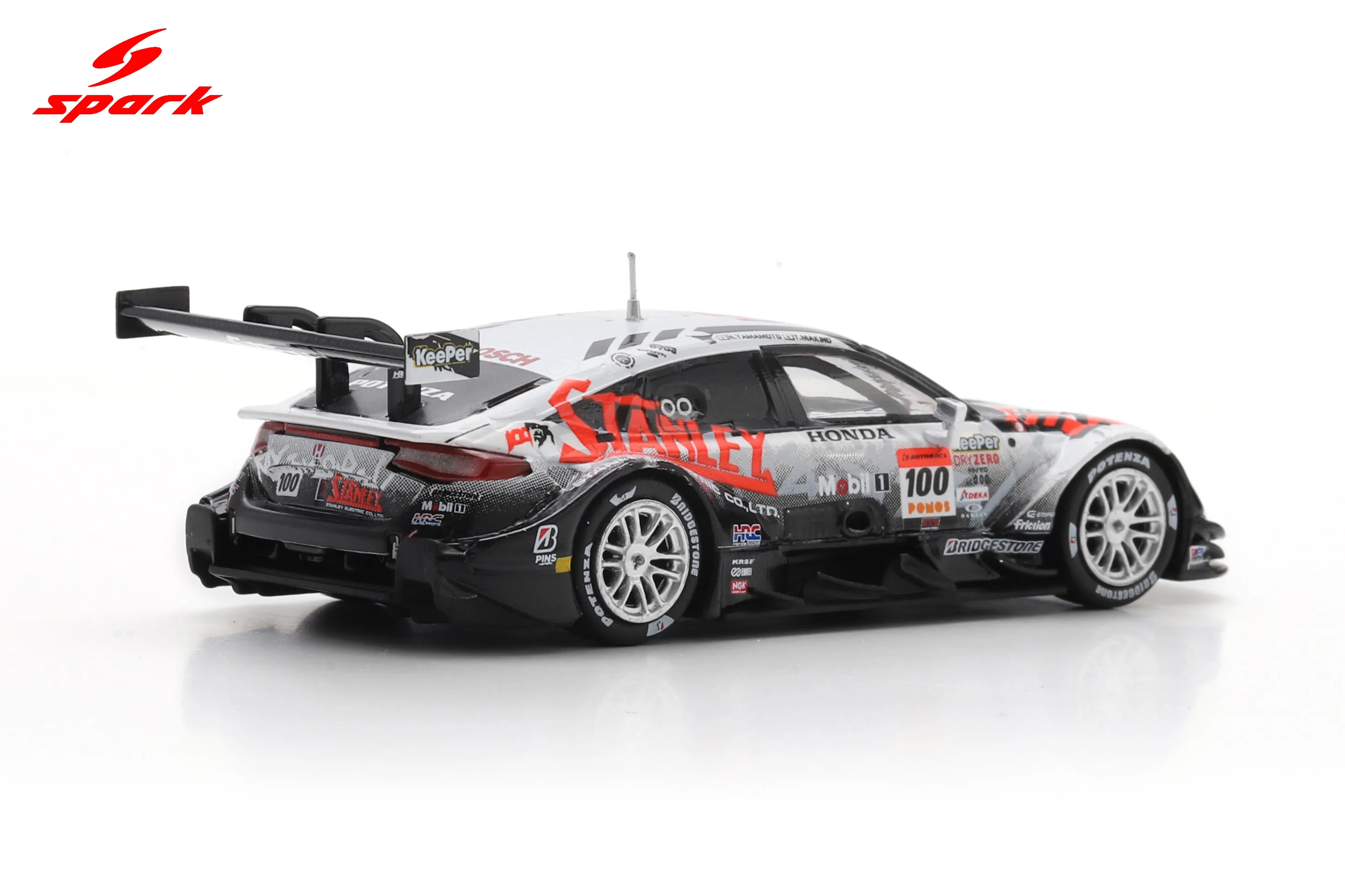 STANLEY CIVIC TYPE R-GT STANLEY TEAM KUNIMITSU No.100 GT500 SUPER GT 2025 N. Yamamoto - T. Makino