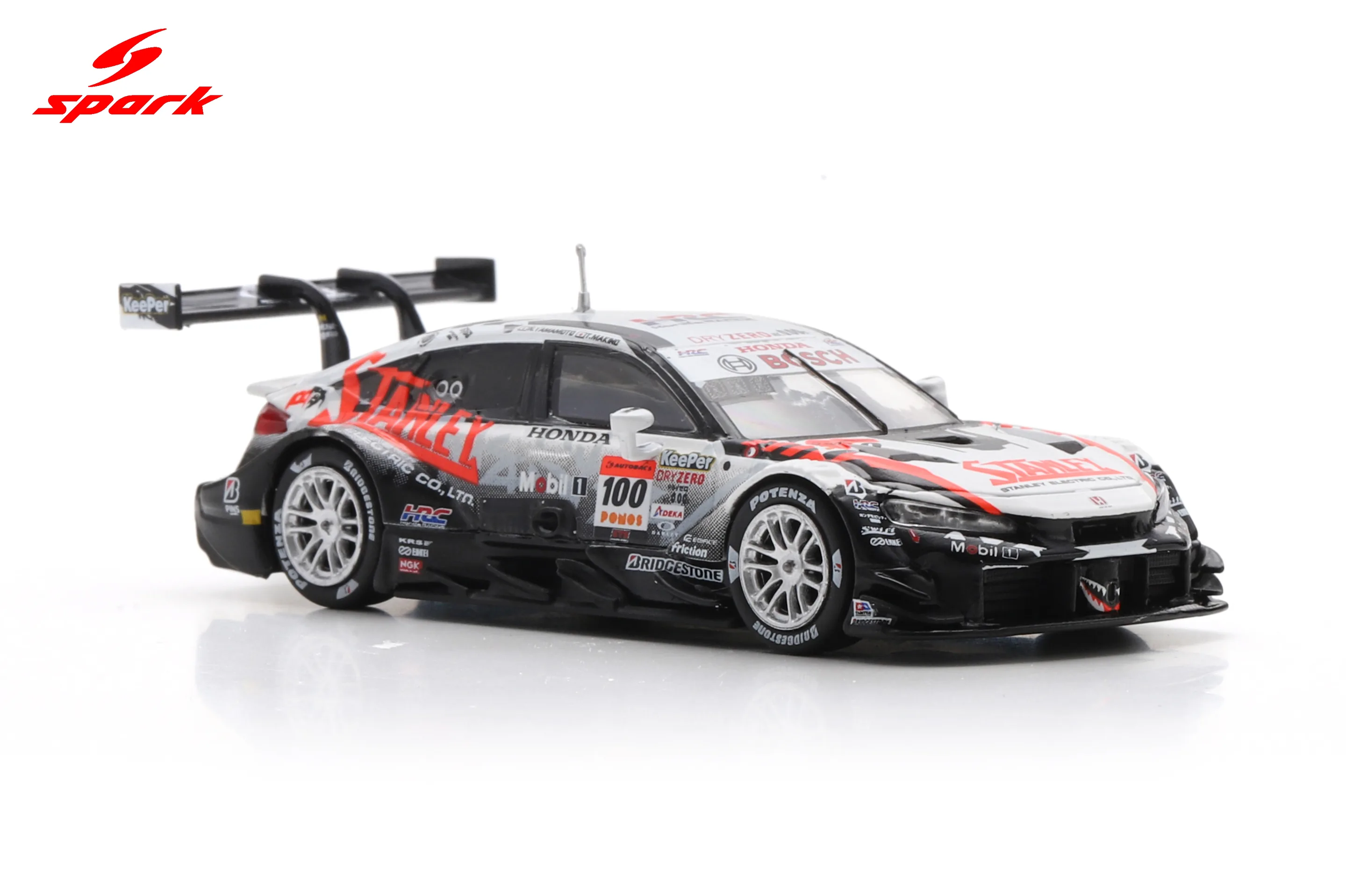 STANLEY CIVIC TYPE R-GT STANLEY TEAM KUNIMITSU No.100 GT500 SUPER GT 2025 N. Yamamoto - T. Makino