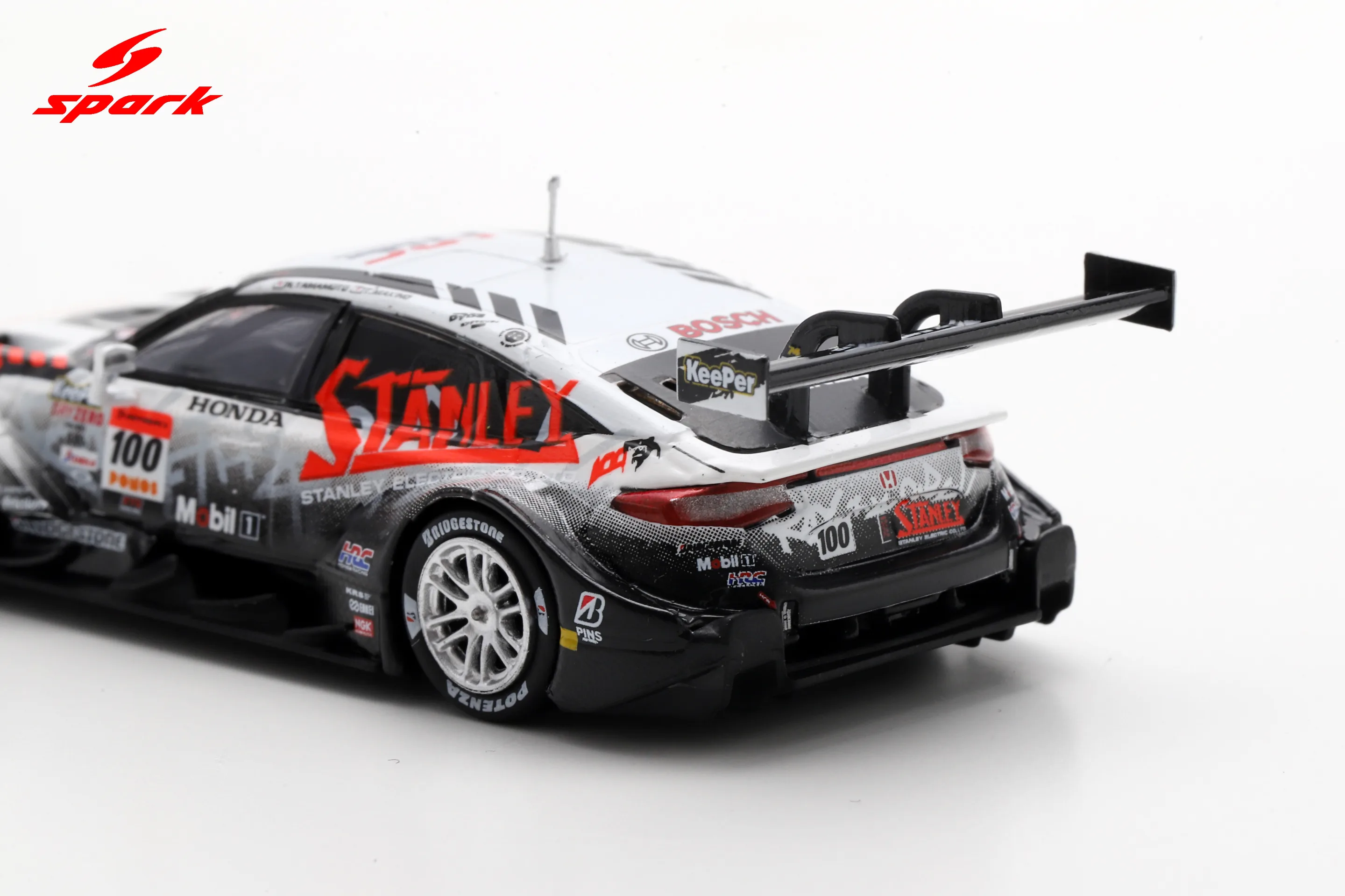 STANLEY CIVIC TYPE R-GT STANLEY TEAM KUNIMITSU No.100 GT500 SUPER GT 2025 N. Yamamoto - T. Makino