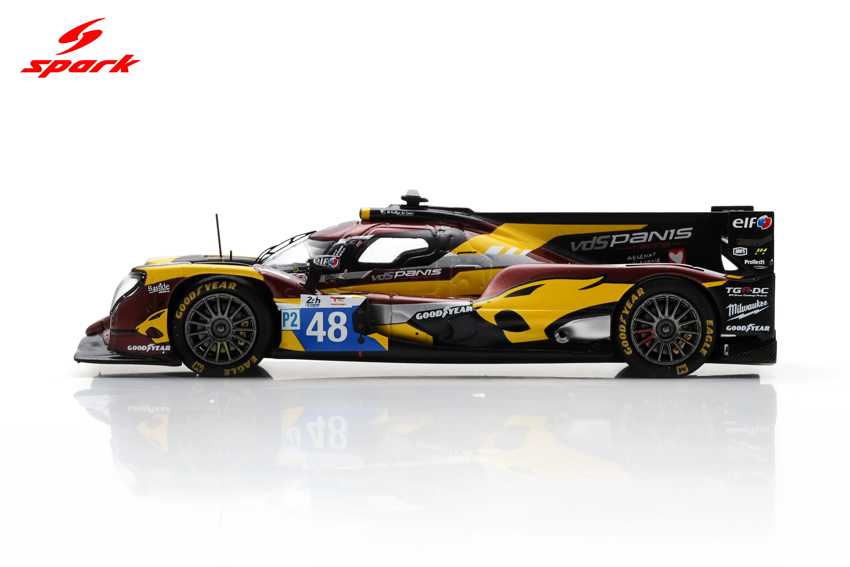 Oreca 07 - Gibson No.48 VDS PANIS RACING 2nd LMP2 class Le Mans 24H 2025 O. Gray - E. Masson - F. Perera