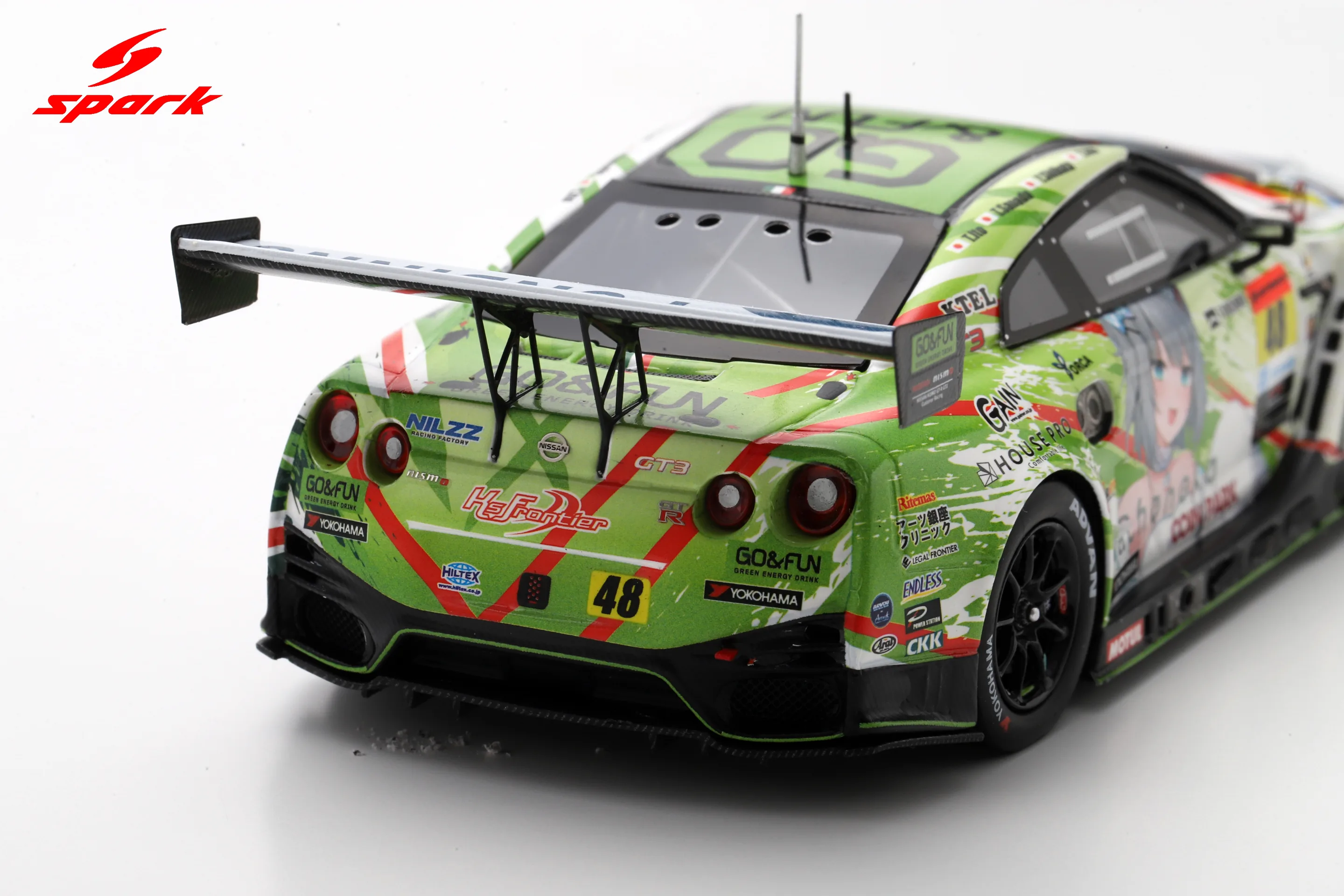 Datsumou K's Frontier GO & FUN Neko Neko GT-R No.48 NILZZ RACING GT300 SUPER GT 2024 T. Ida - Y. Shibata - T. Sanada - T. Ito