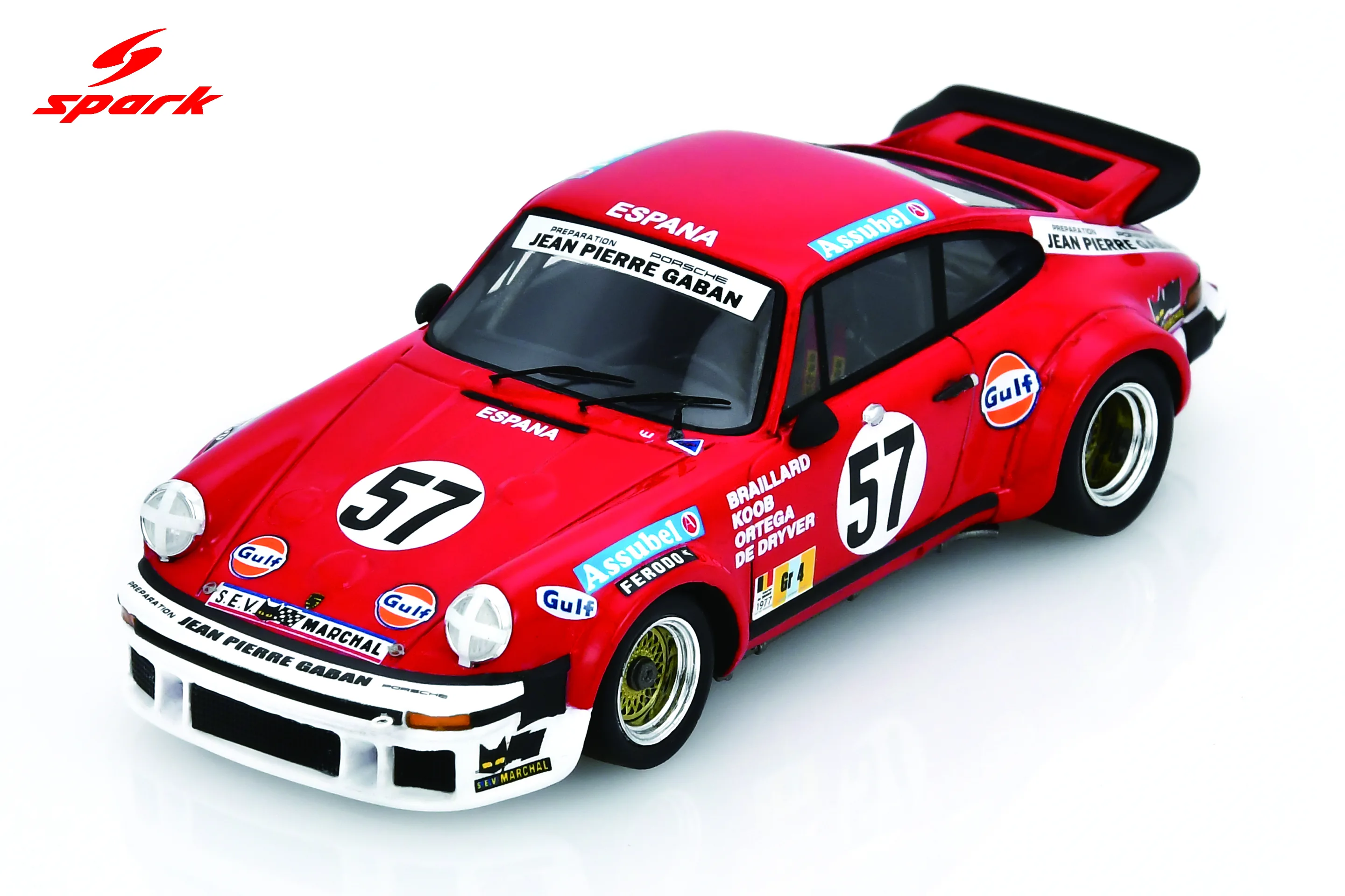 Porsche 934 No.57 Le Mans 24H 1977 W. Braillard - G. Ortega - N. Koob