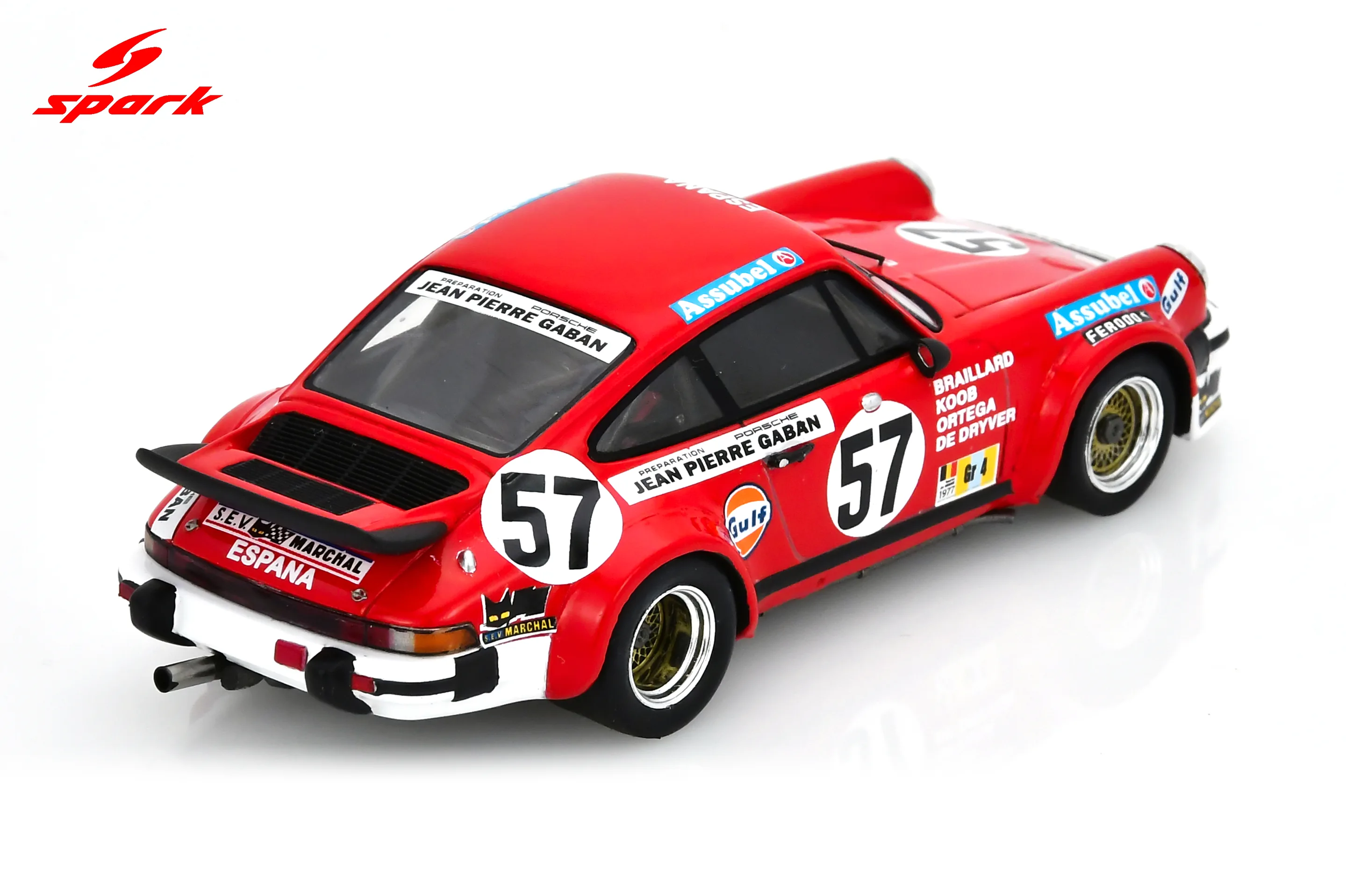 Porsche 934 No.57 Le Mans 24H 1977 W. Braillard - G. Ortega - N. Koob