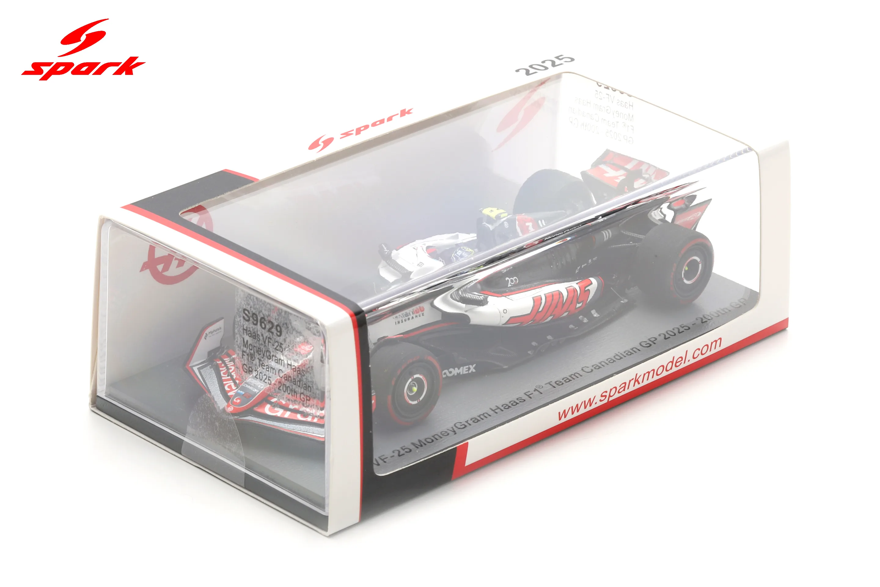 Haas VF-25 No.87 MoneyGram Haas F1 Team Canadian GP 2025 - 200th GP Oliver Bearman