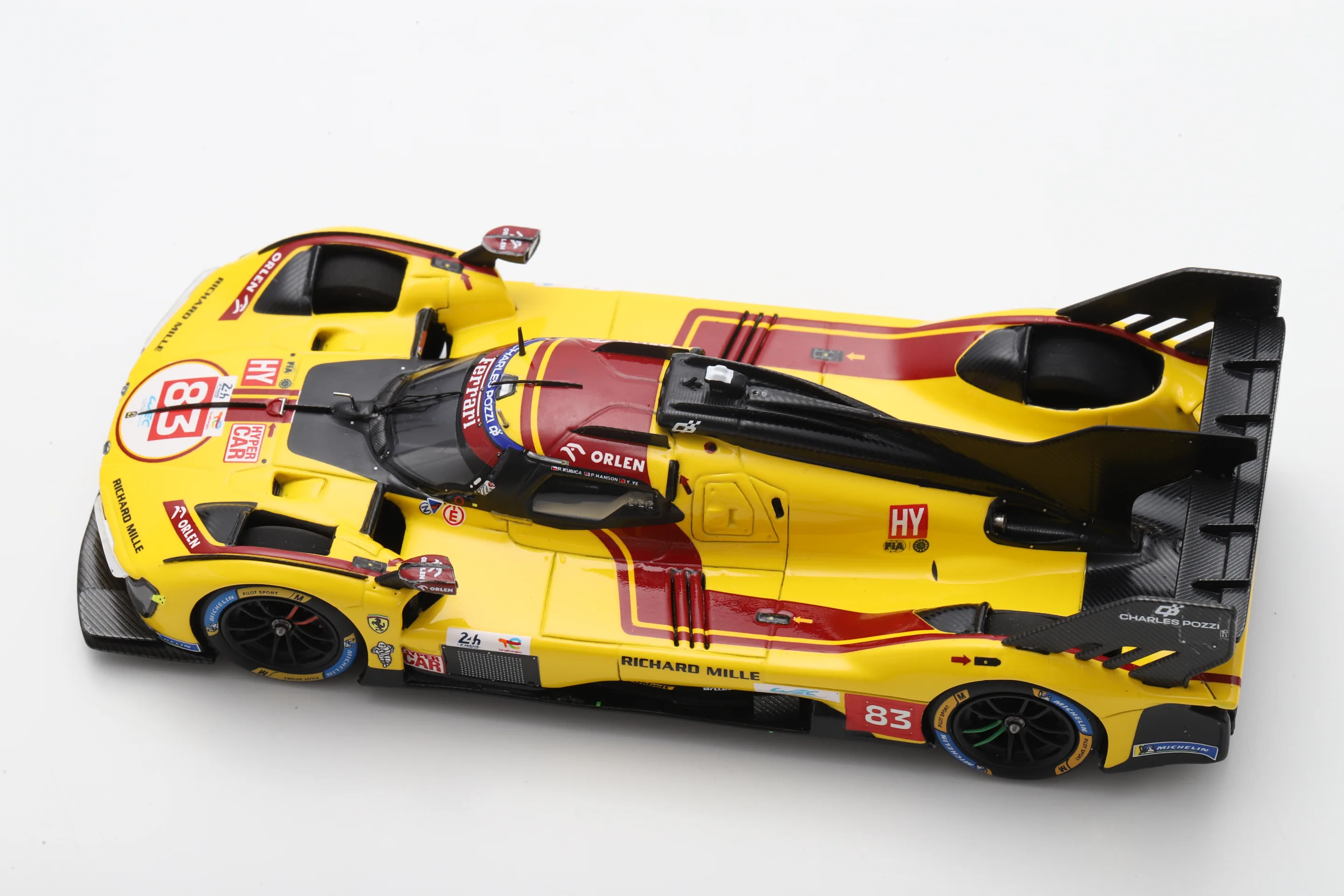 Ferrari 499P No.83 AF CORSE Winner Le Mans 24H 2025 R. Kubica - Y. Ye - P. Hanson