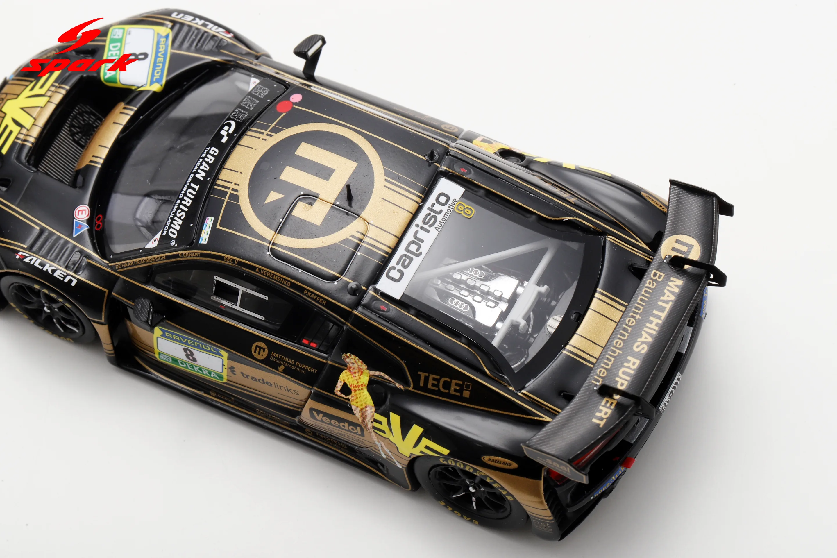 Audi R8 LMS GT3 evo ll No.8 JUTA Racing 24H Nürburgring 2025 A. Veremenko - SELV - E. Erhart - P. Kaffer Limited 300