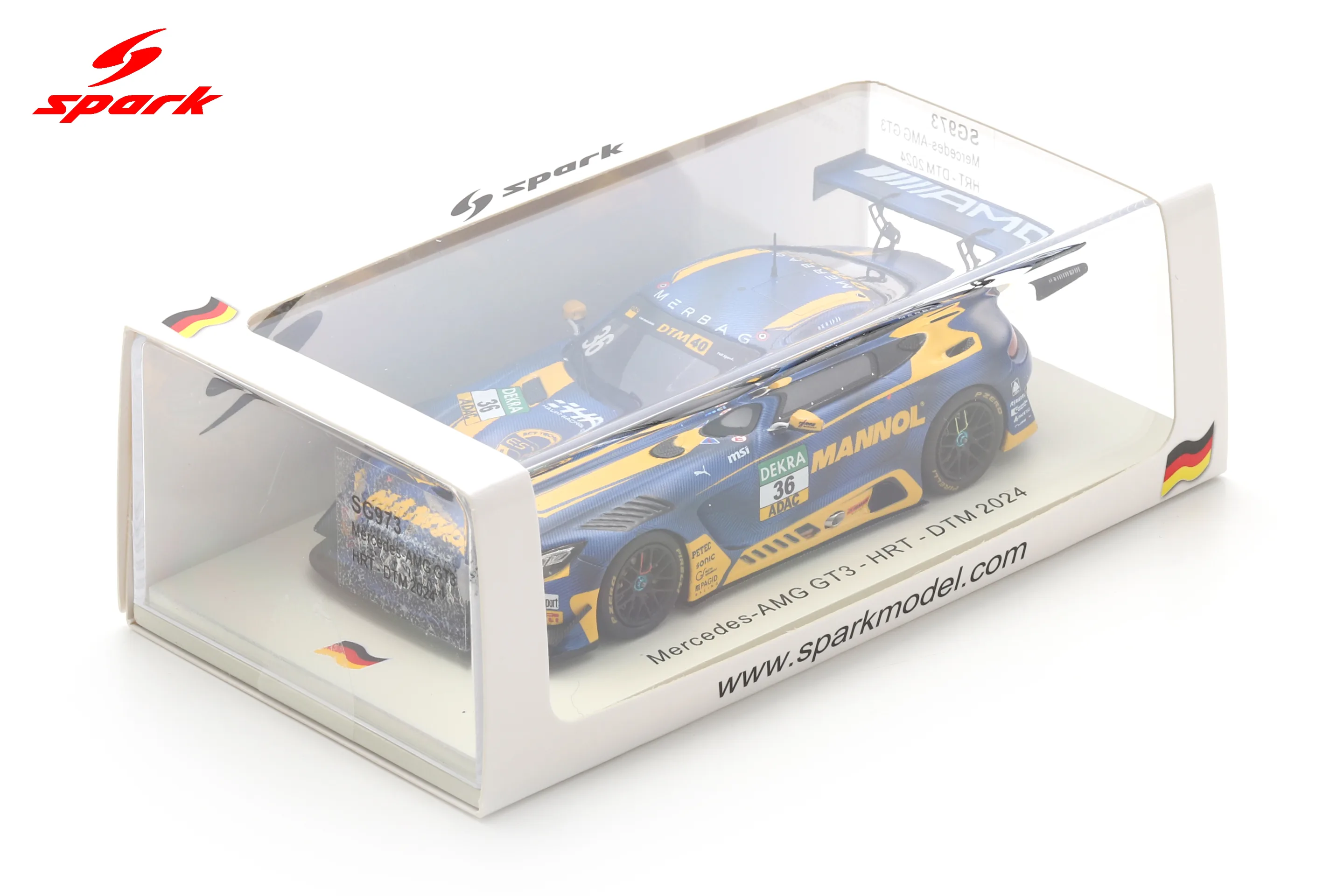 Mercedes-AMG GT3 No.36 HRT DTM 2024 Arjun Maini Limited 300