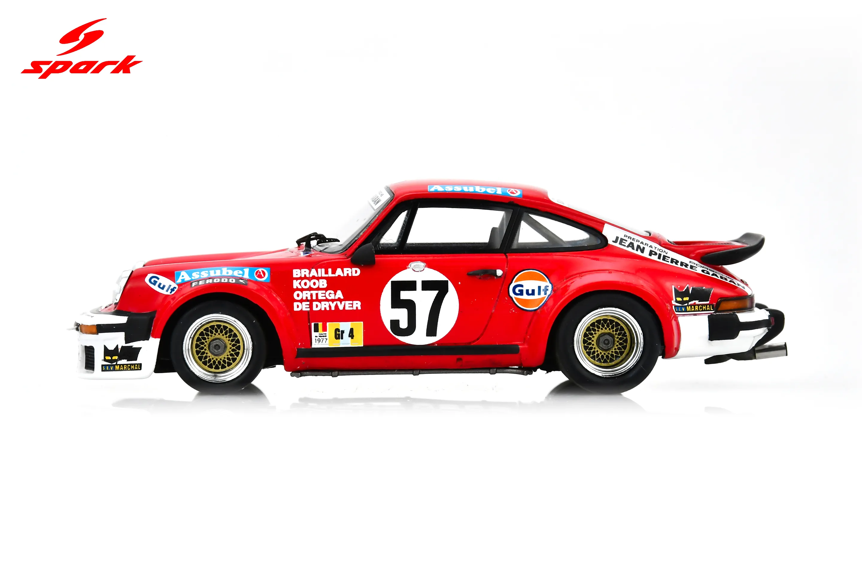 Porsche 934 No.57 Le Mans 24H 1977 W. Braillard - G. Ortega - N. Koob