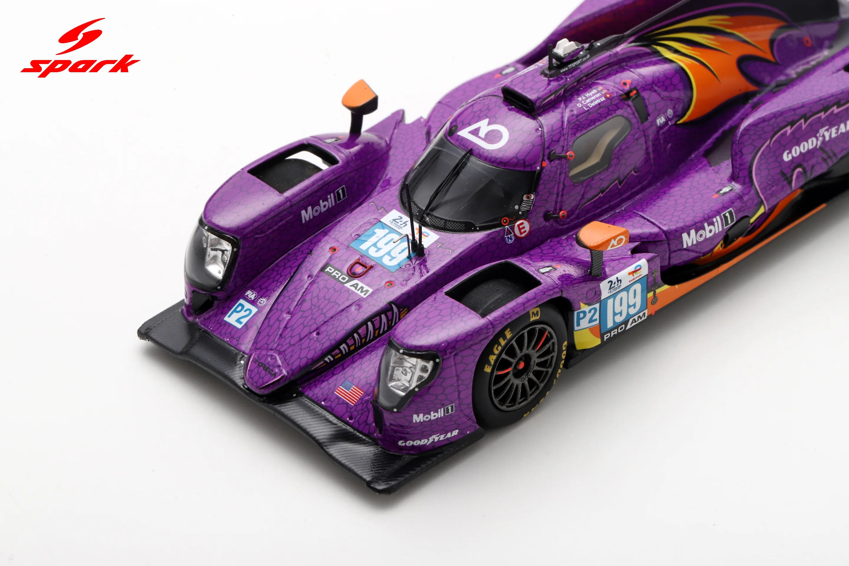 Oreca 07 - Gibson No.199 AO BY TF 3rd LMP2 class Le Mans 24H 2025 PJ. Hyett - D. Cameron - L. Delétraz