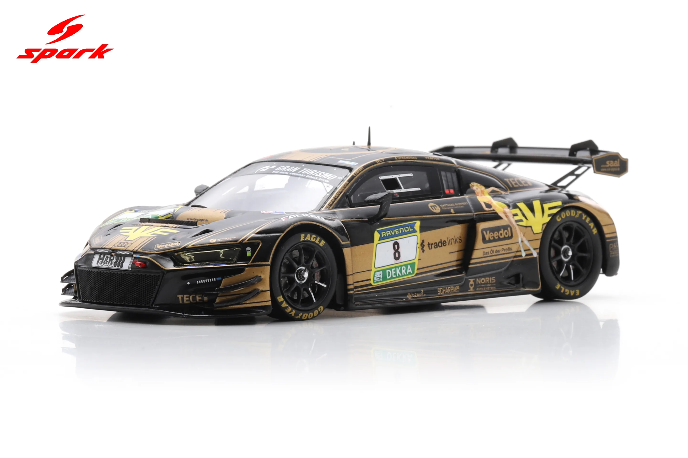 Audi R8 LMS GT3 evo ll No.8 JUTA Racing 24H Nürburgring 2025 A. Veremenko - SELV - E. Erhart - P. Kaffer Limited 300