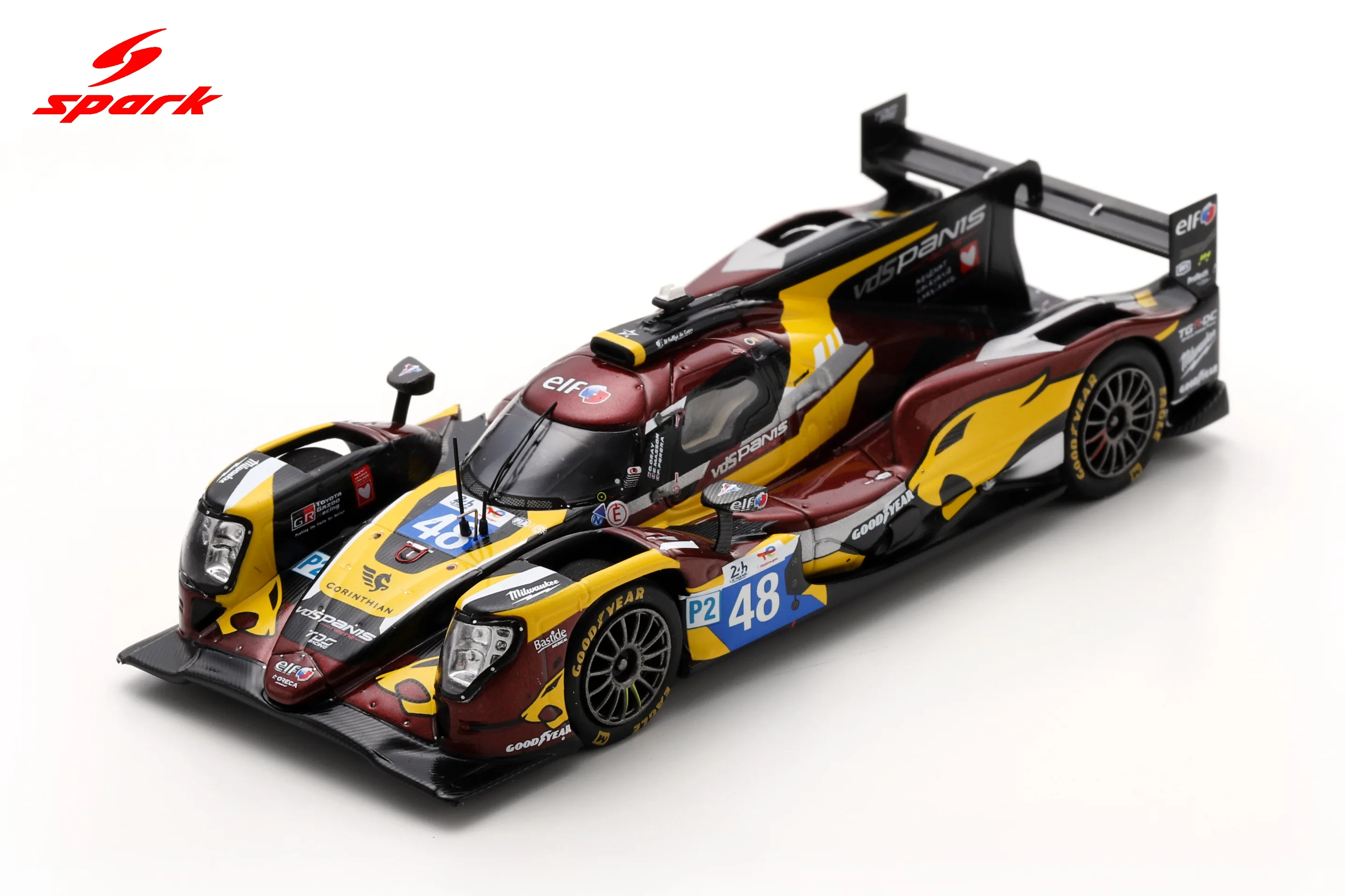 Oreca 07 - Gibson No.48 VDS PANIS RACING 2nd LMP2 class Le Mans 24H 2025 O. Gray - E. Masson - F. Perera