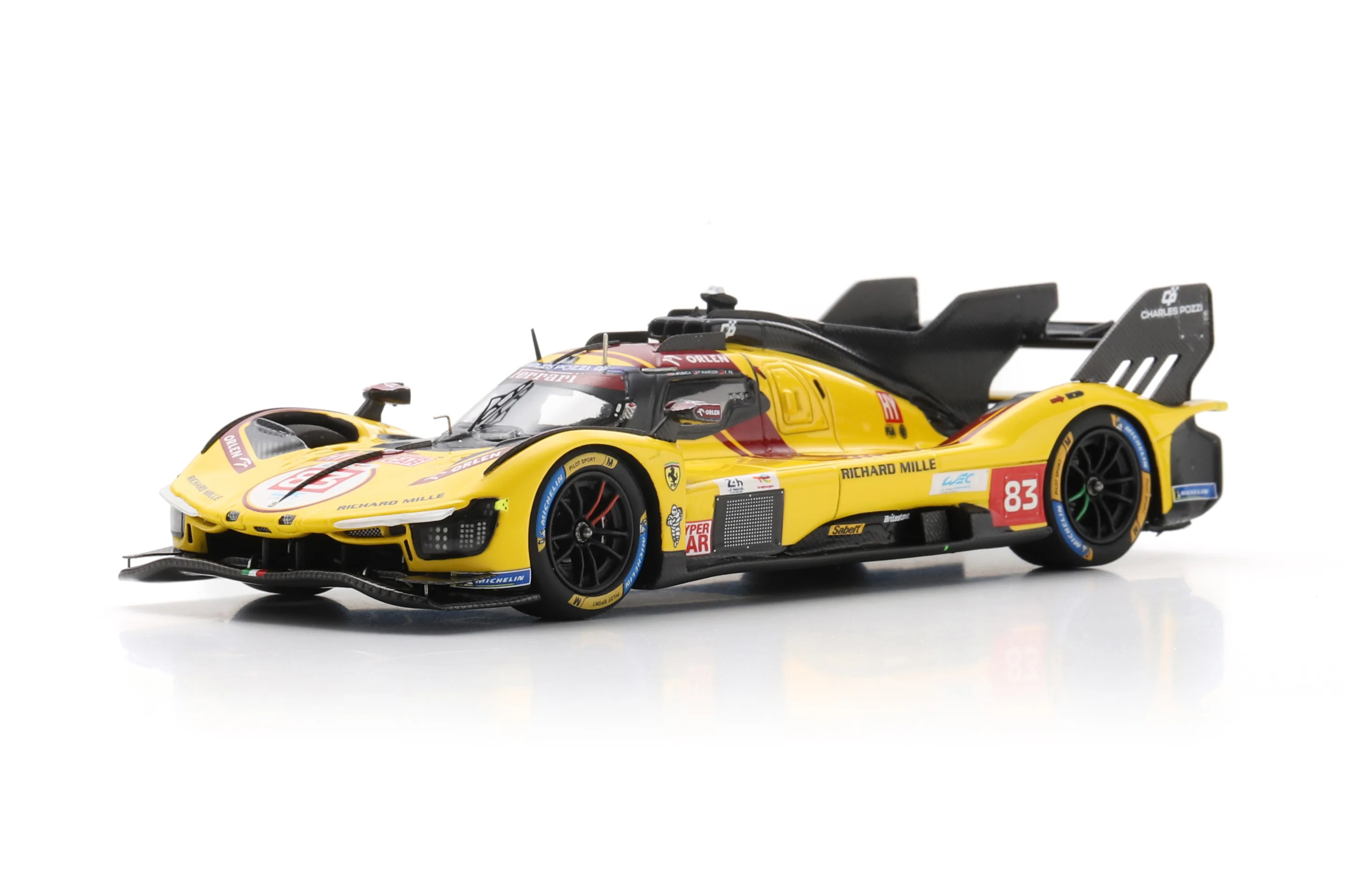 Ferrari 499P No.83 AF CORSE Winner Le Mans 24H 2025 R. Kubica - Y. Ye - P. Hanson