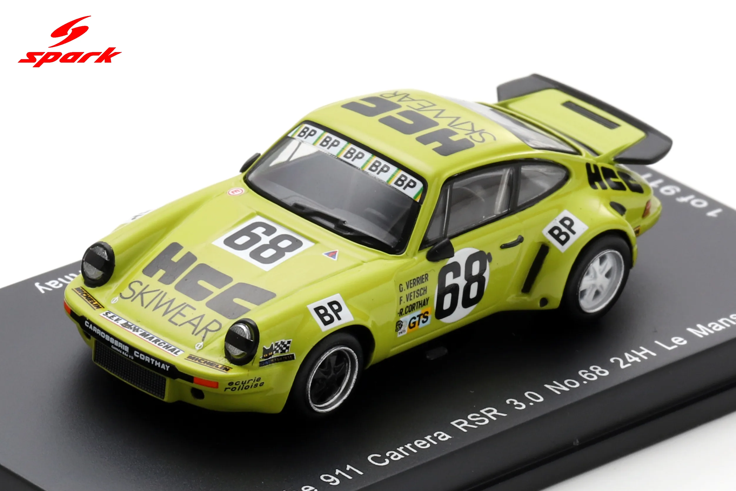 Porsche 911 Carrera RSR 3.0 No.68 24H Le Mans 1975 F. Vetsch - G. Verrier - J-R. Corthay Limited 911